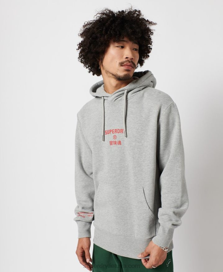 Superdry Independent Hoodie Grey Men