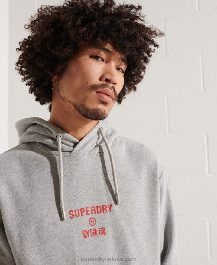 Superdry Independent Hoodie Grey Men