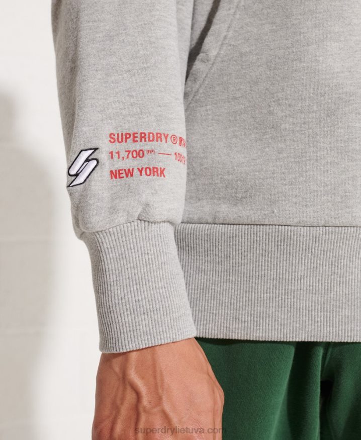 Superdry Independent Hoodie Grey Men