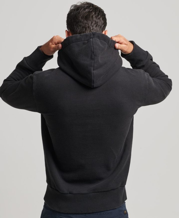 Superdry Into The Woods Graphic Hoodie Dark Grey Men