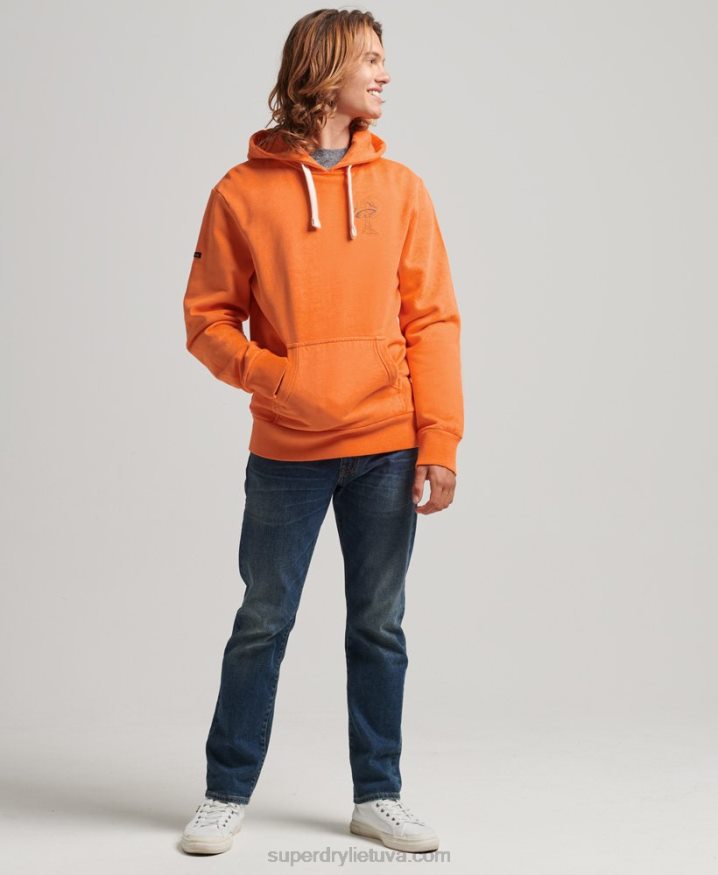 Superdry Into The Woods Graphic Hoodie Orange Men