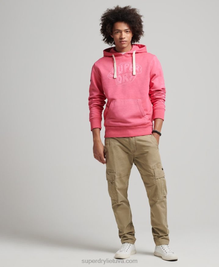 Superdry Into The Woods Graphic Hoodie Pink Men