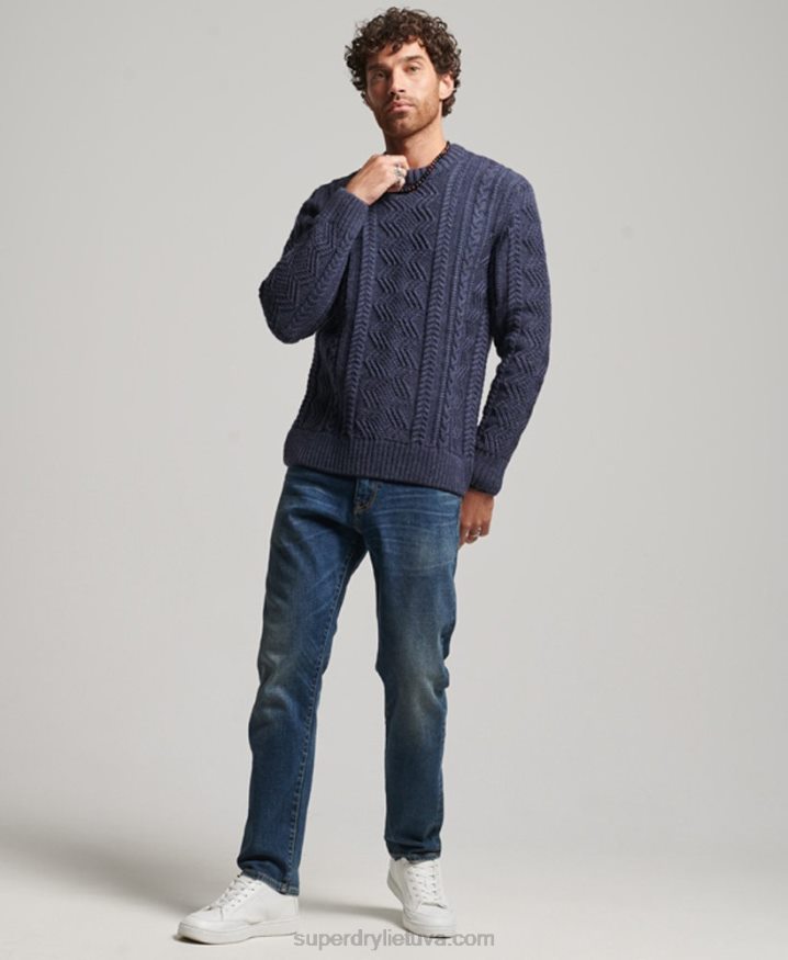 Superdry Jacob Crew Jumper Navy Men