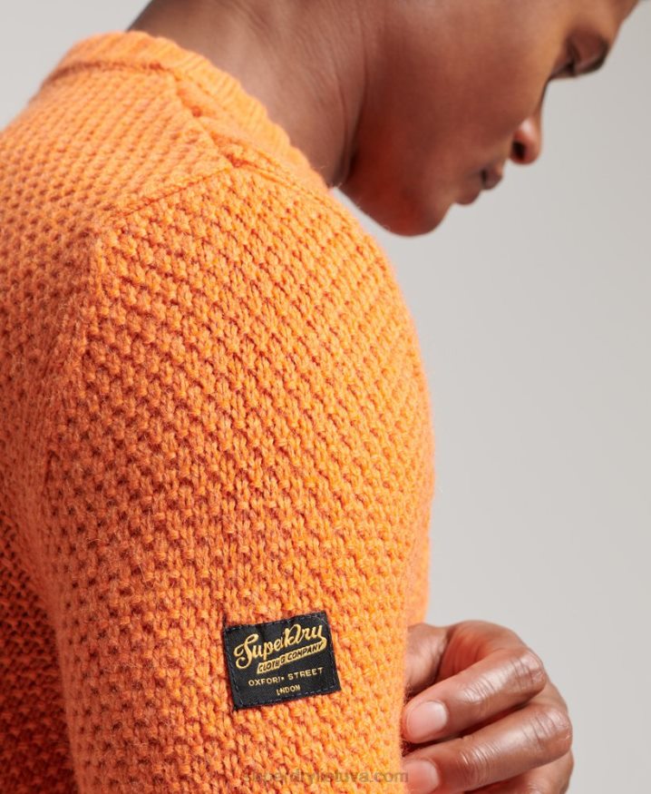 Superdry Jacob Crew Jumper Orange Men