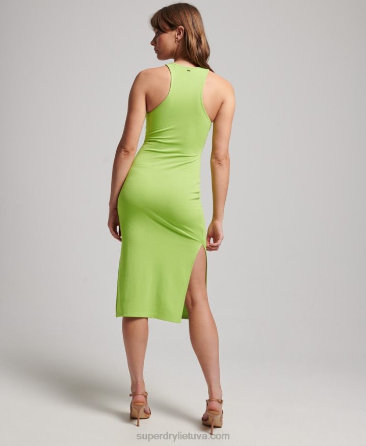 Superdry Jersey Racer Dress Green Women