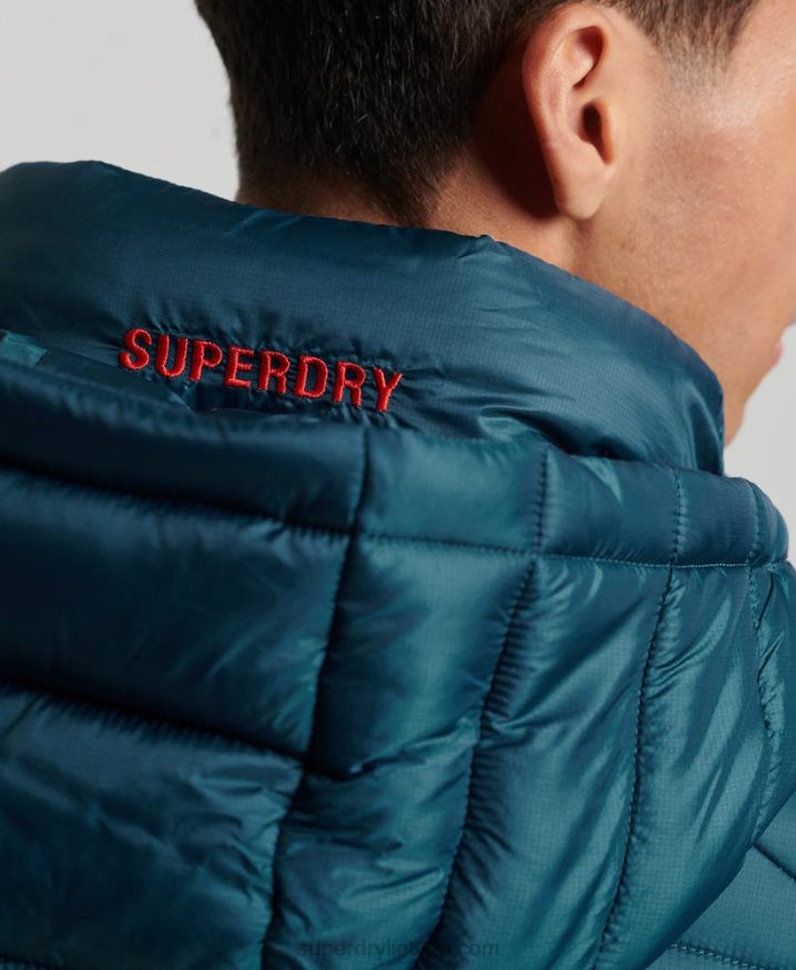 Superdry Lightweight Padded Jacket Blue Men