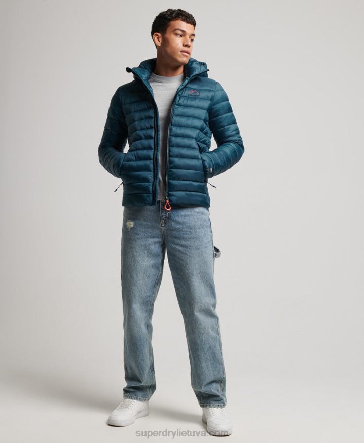 Superdry Lightweight Padded Jacket Blue Men