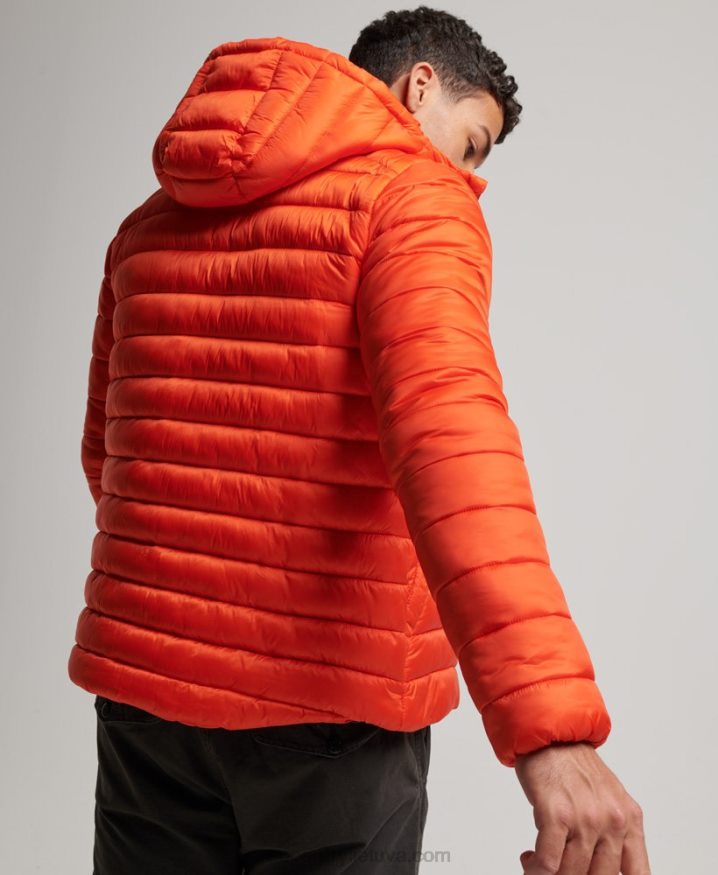 Superdry Lightweight Padded Jacket Orange Men