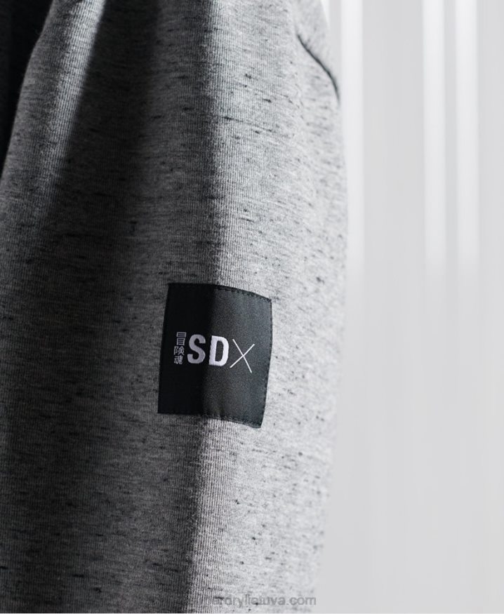 Superdry Limited Edition SDX Box Drop Hoodie Grey Men