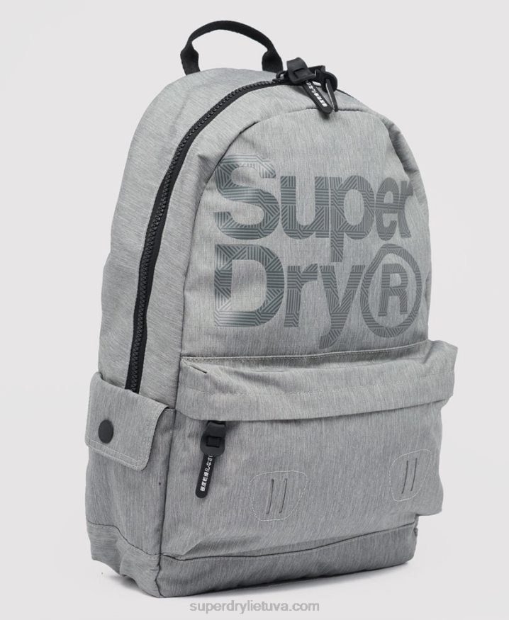 Superdry Logo Montana Rucksack Grey Men