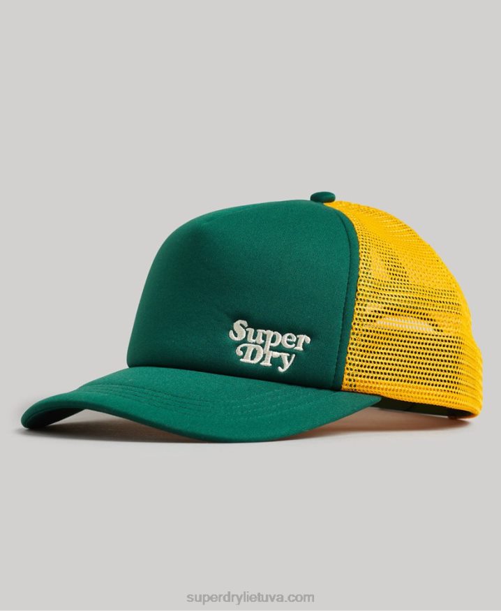 Superdry Marker Trucker Cap Green Men