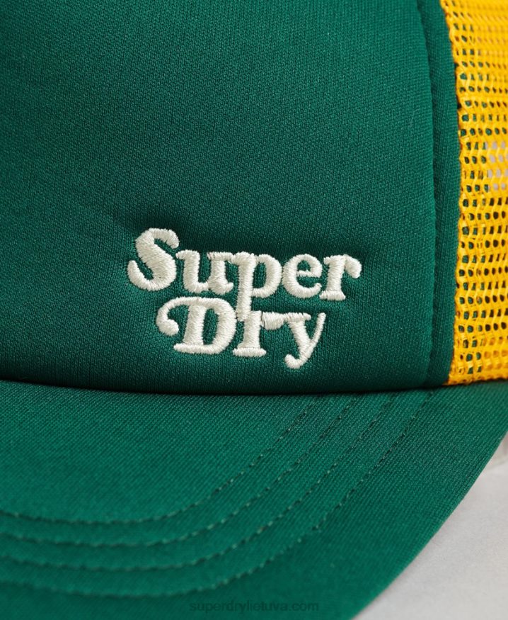 Superdry Marker Trucker Cap Green Men