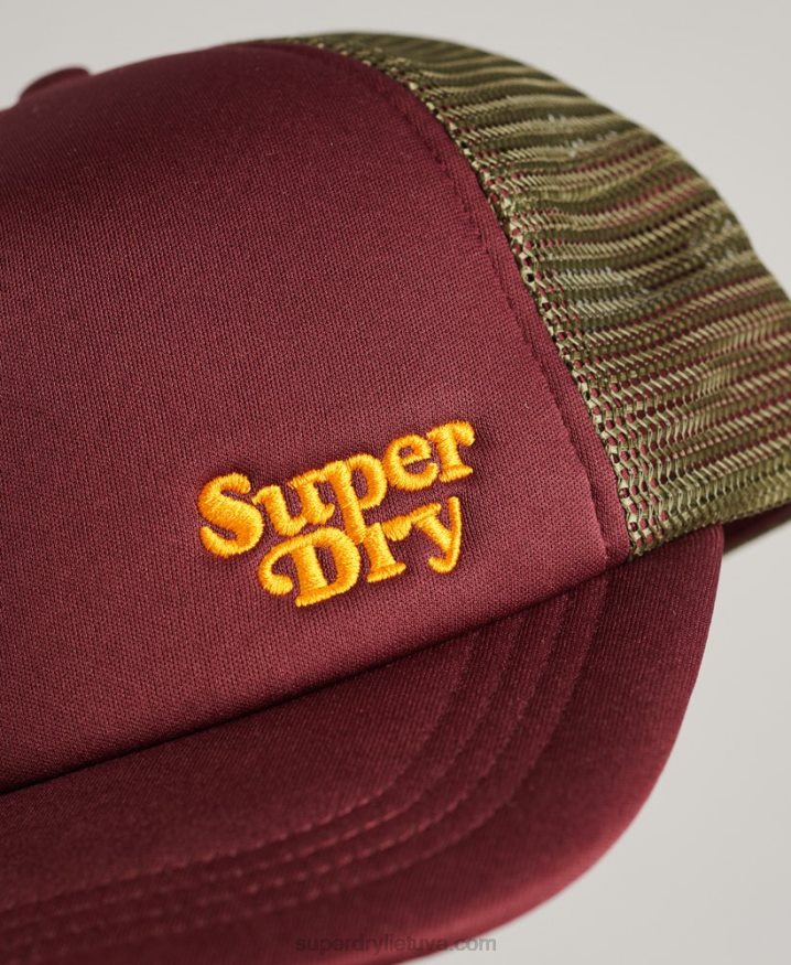 Superdry Marker Trucker Cap Red Men