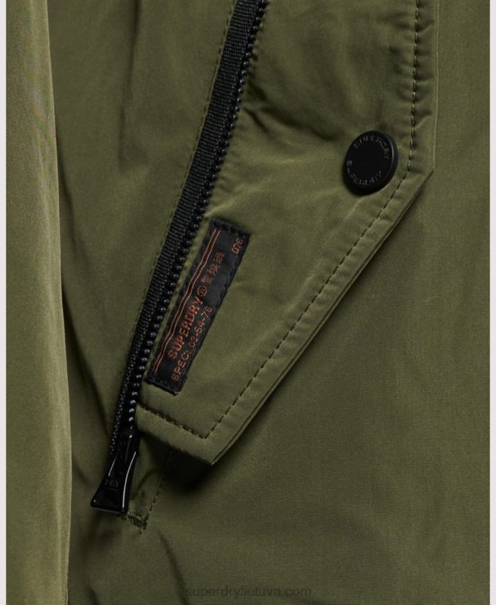 Superdry Military Flight Bomber Jacket Khaki Men