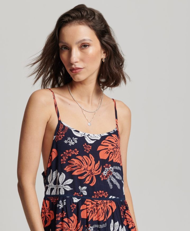 Superdry Mini Beach Cami Dress Navy Women