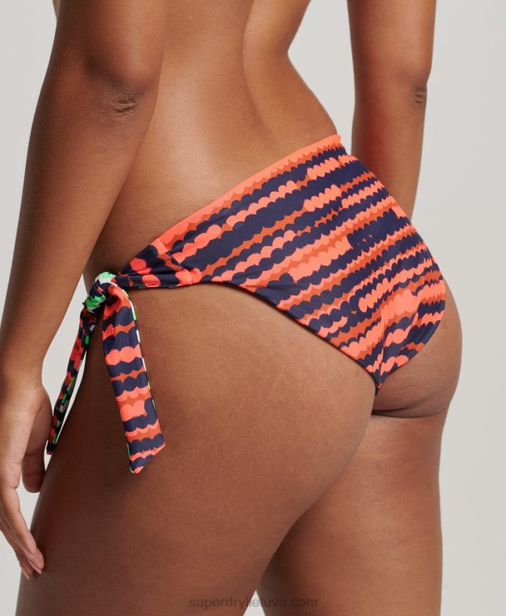 Superdry Mix Print Recycled Bikini Briefs Pink Women