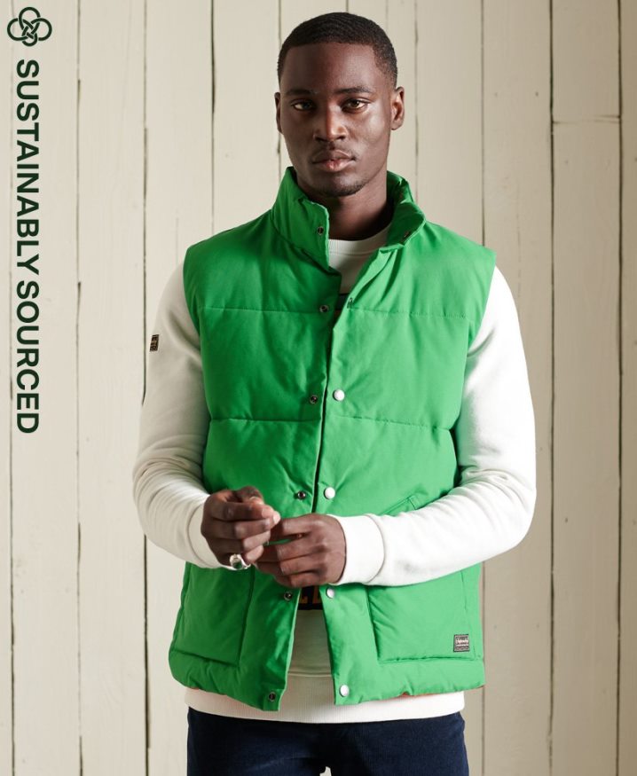 Superdry Mountain Gilet Green Men