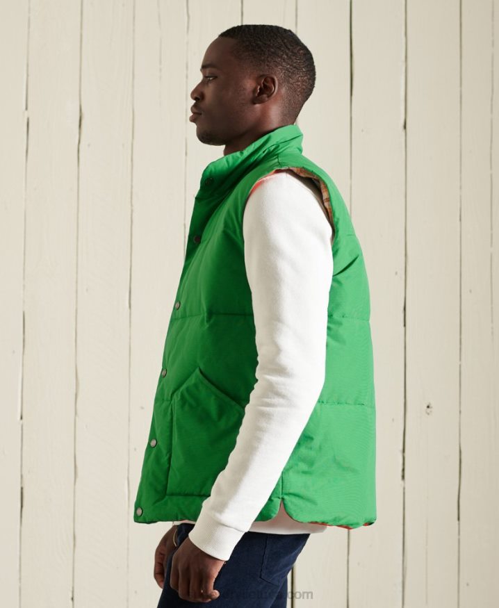 Superdry Mountain Gilet Green Men