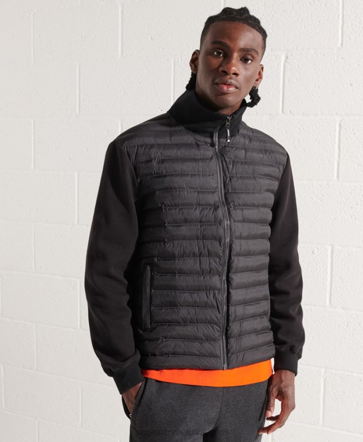 Superdry Mountain Hybrid Bomber Jacket Black Men