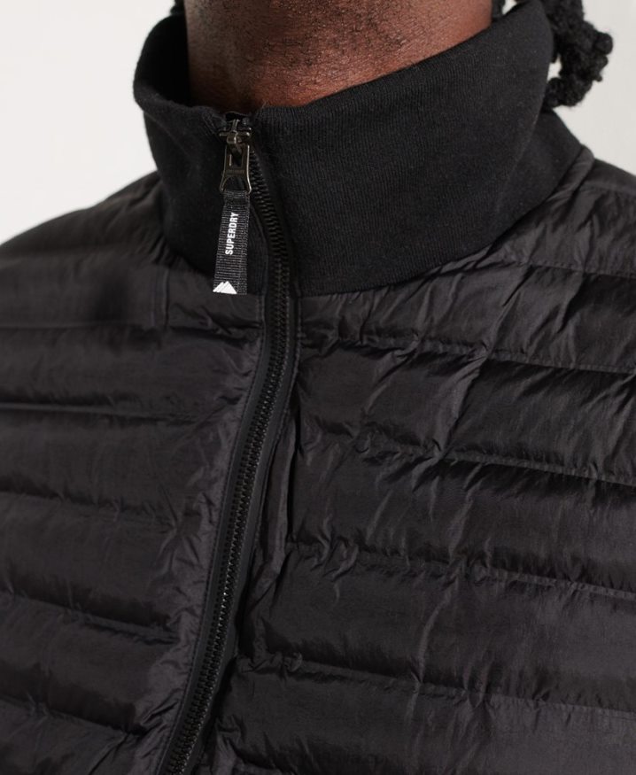 Superdry Mountain Hybrid Bomber Jacket Black Men