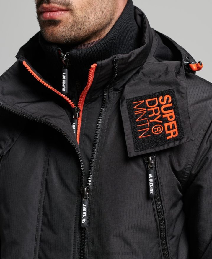 Superdry Mountain SD Windcheater Jacket Black Men