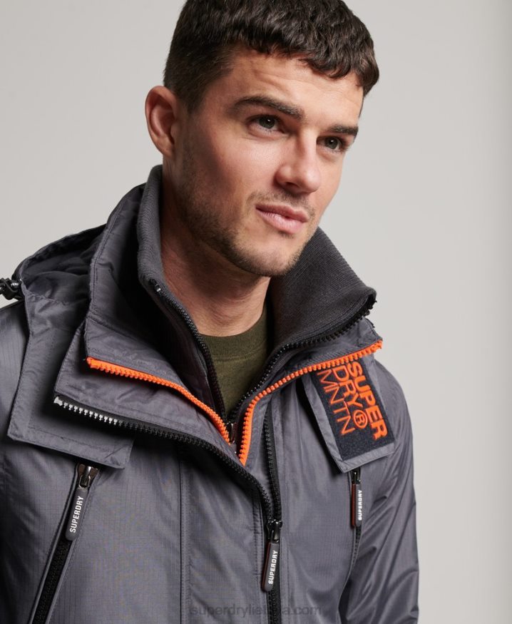 Superdry Mountain SD Windcheater Jacket Dark Grey Men