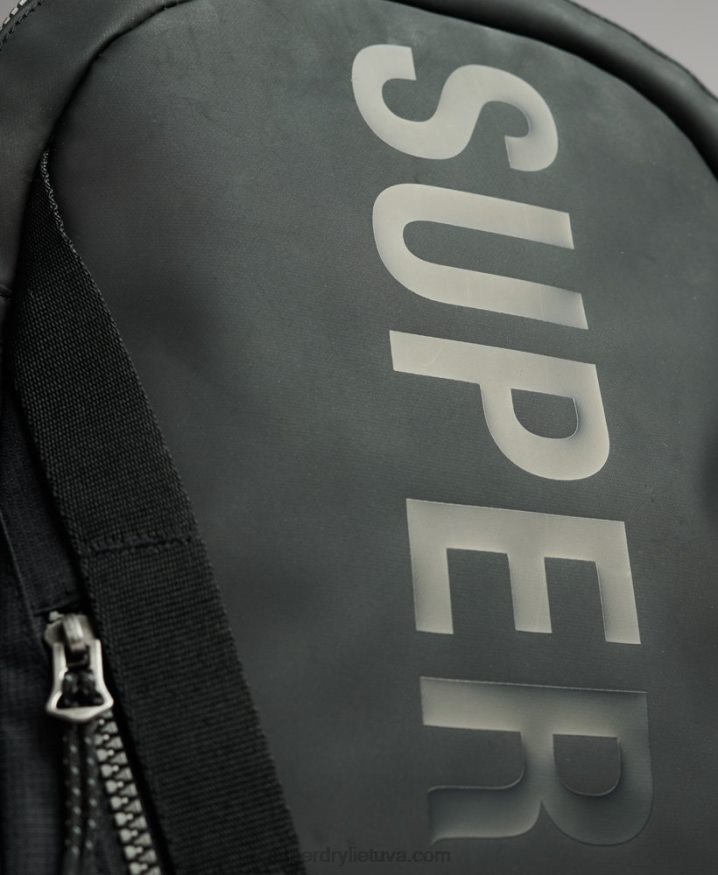 Superdry Mountain Tarp Graphic Backpack Black Men