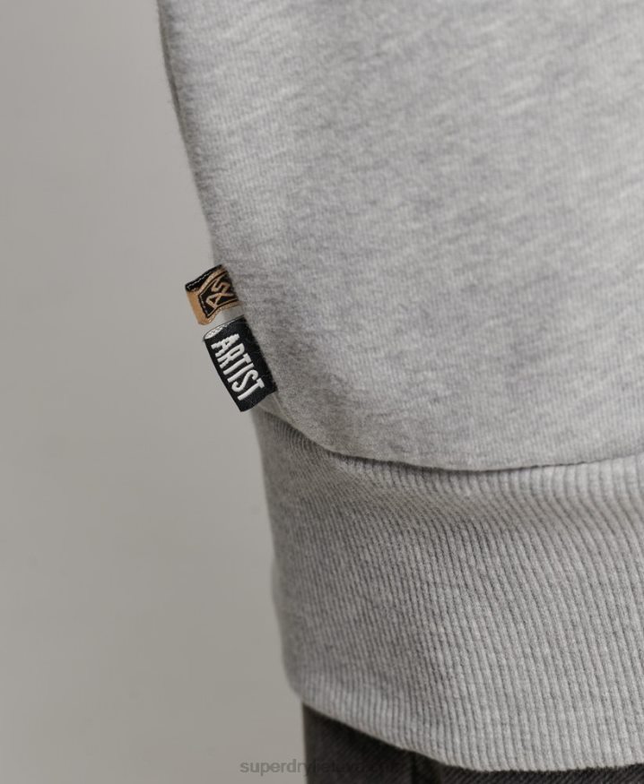 Superdry Nomadic Folk Hoodie Grey Women