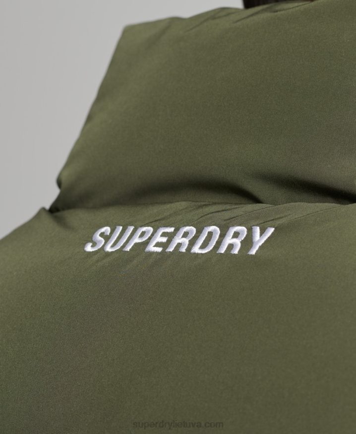 Superdry Non Hooded Sports Puffer Gilet Khaki Men