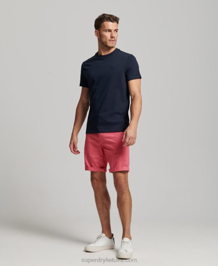 Superdry Officer Chino Shorts Pink Men