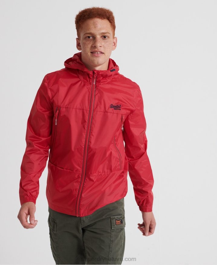 Superdry Offshore Packable Cagoule Red Men