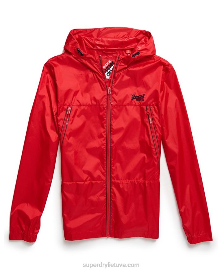 Superdry Offshore Packable Cagoule Red Men