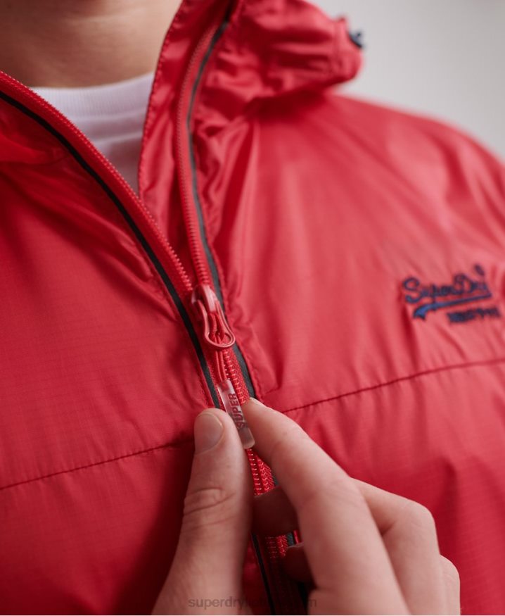 Superdry Offshore Packable Cagoule Red Men