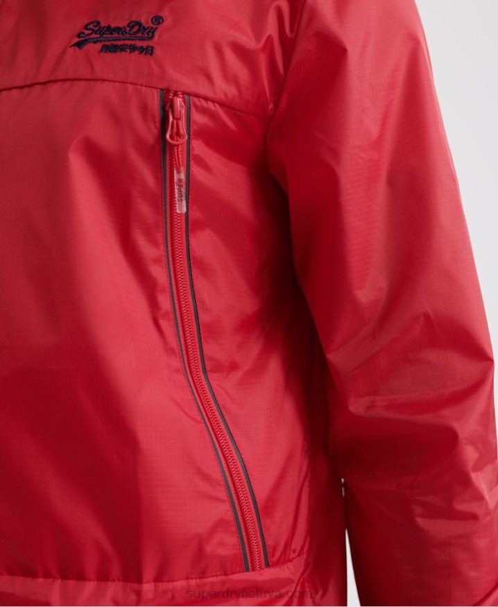 Superdry Offshore Packable Cagoule Red Men