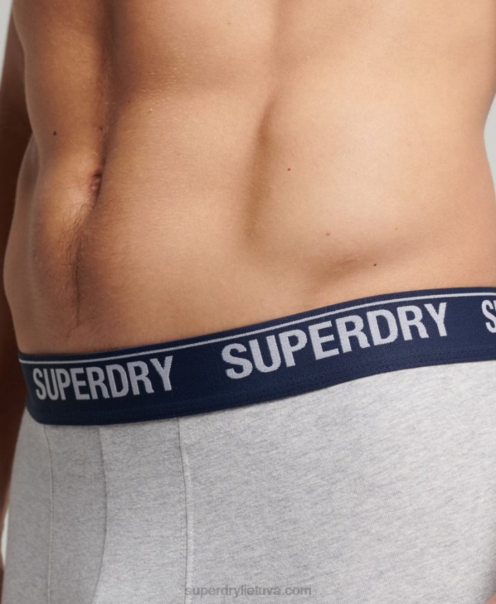 Superdry Organic Cotton Boxer Double Pack Yellow Men