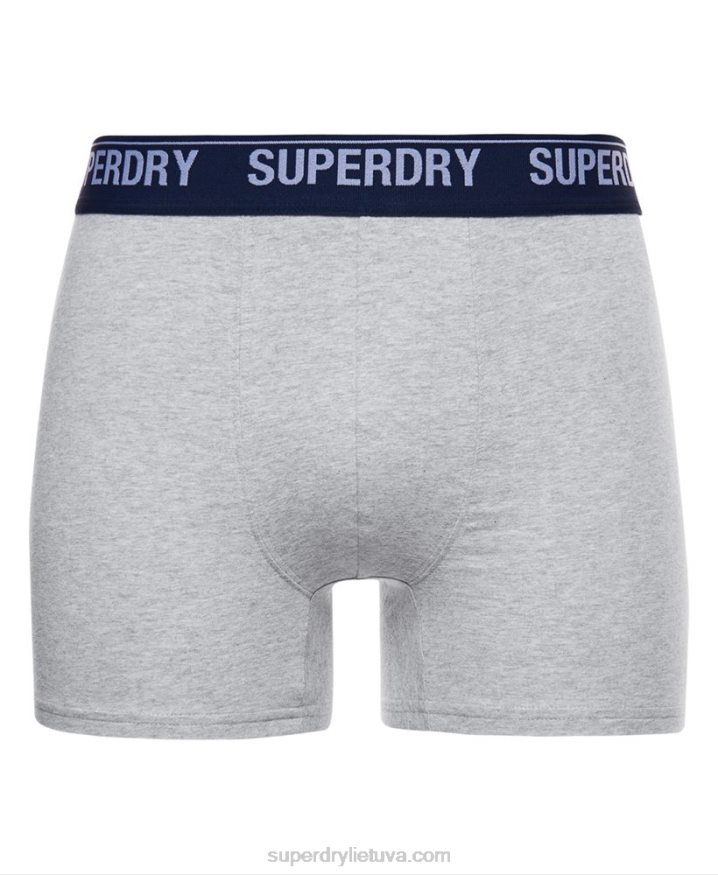 Superdry Organic Cotton Boxer Double Pack Yellow Men