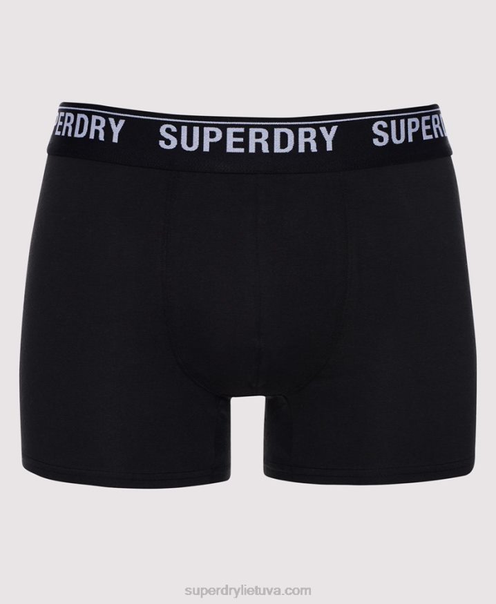 Superdry Organic Cotton Boxers Triple Pack Multi Men