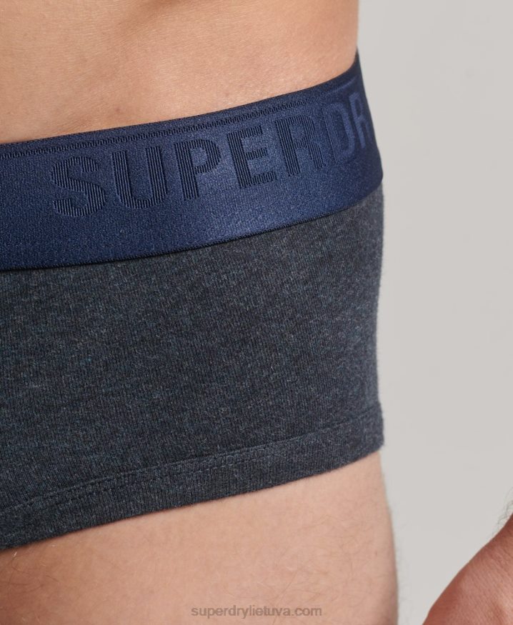 Superdry Organic Cotton Brief Triple Pack Blue Men