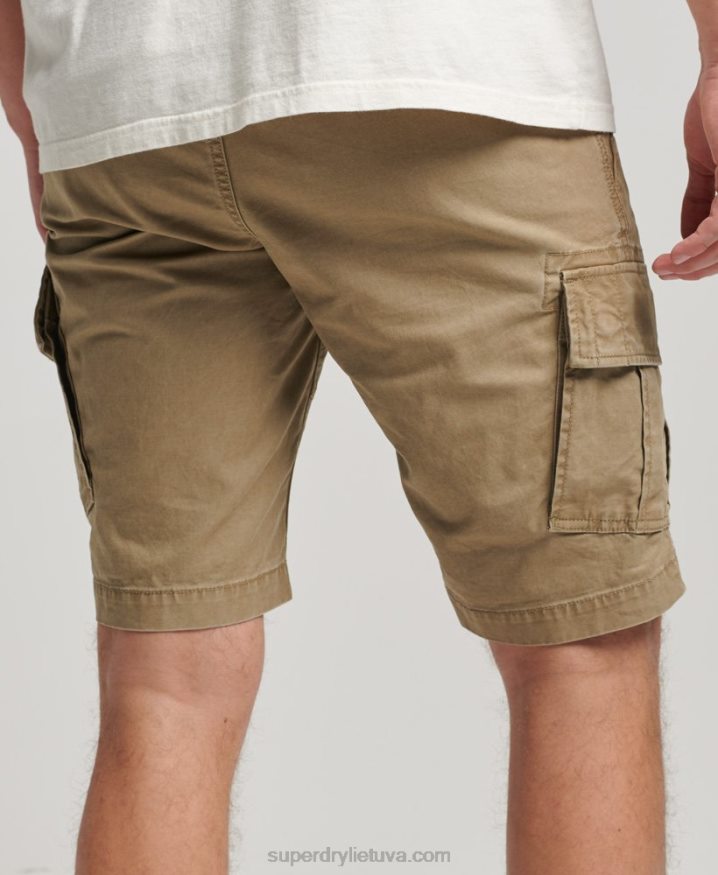 Superdry Organic Cotton Core Cargo Shorts Beige Men