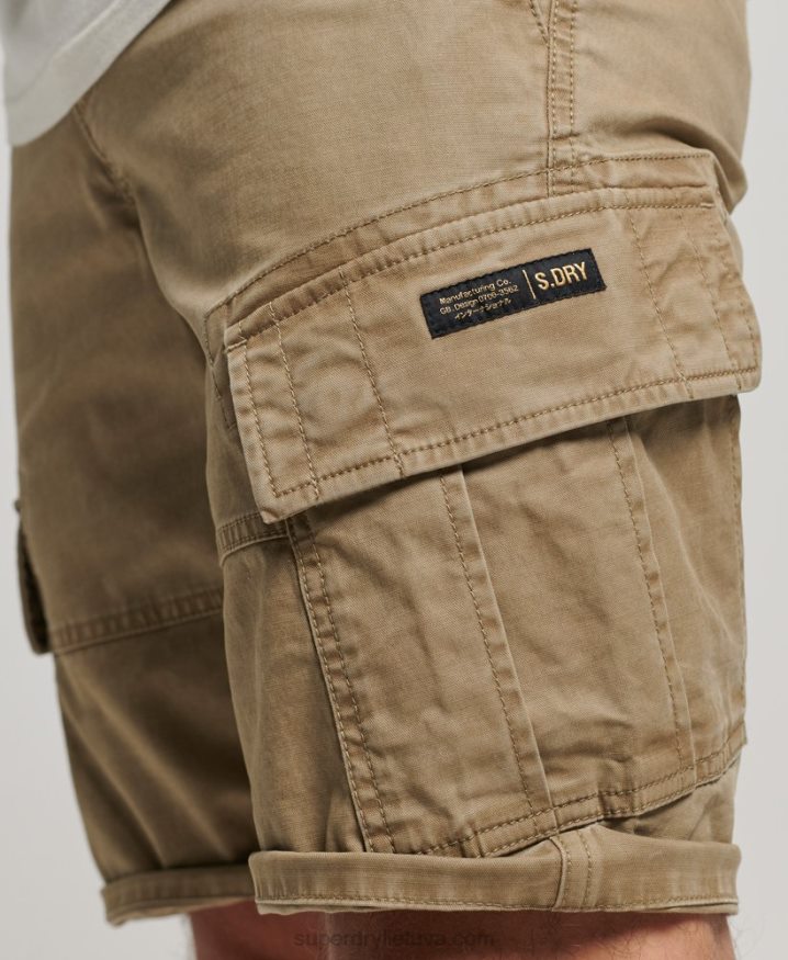 Superdry Organic Cotton Core Cargo Shorts Beige Men