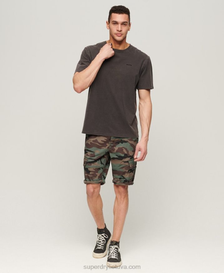 Superdry Organic Cotton Core Cargo Shorts Green Men