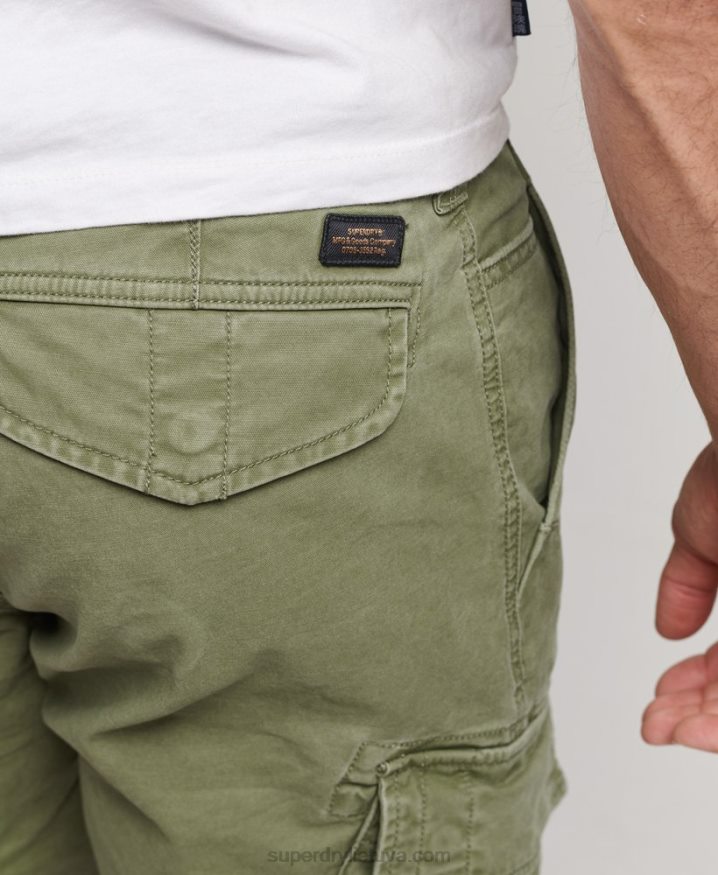 Superdry Organic Cotton Core Cargo Shorts Khaki Men