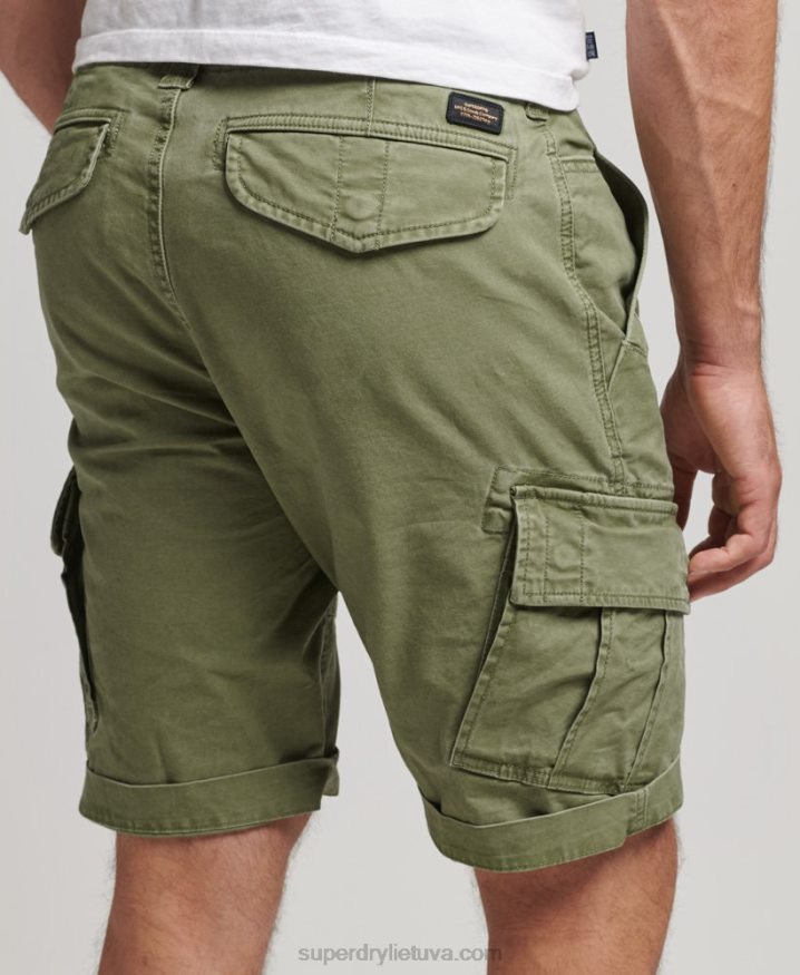 Superdry Organic Cotton Core Cargo Shorts Khaki Men