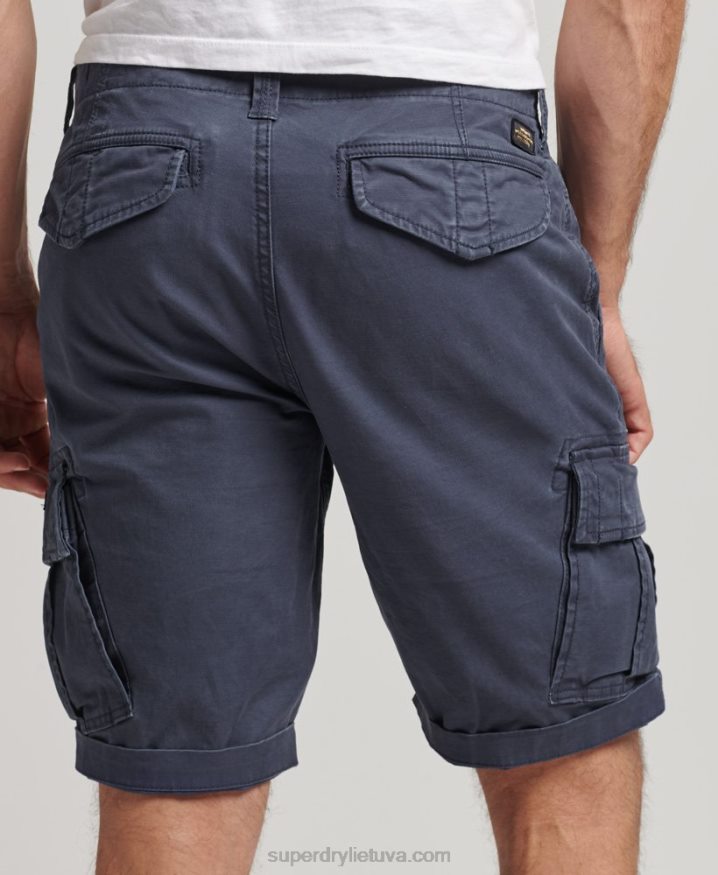 Superdry Organic Cotton Core Cargo Shorts Navy Men