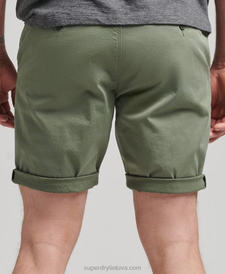 Superdry Organic Cotton Core Chino Shorts Green Men