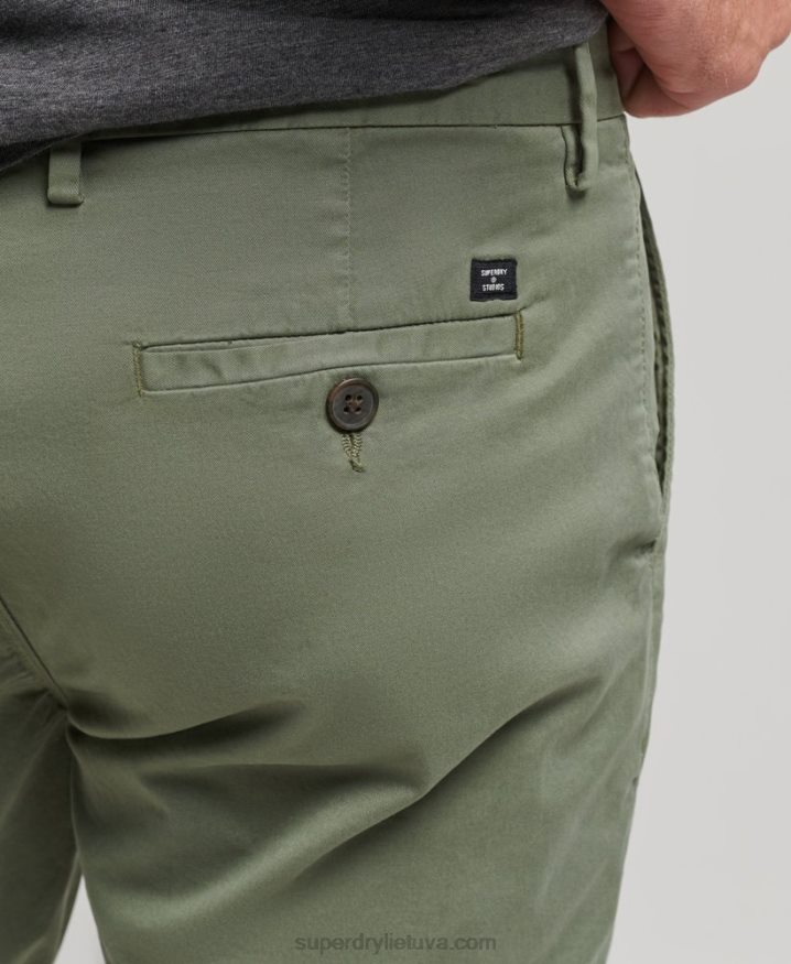 Superdry Organic Cotton Core Chino Shorts Green Men