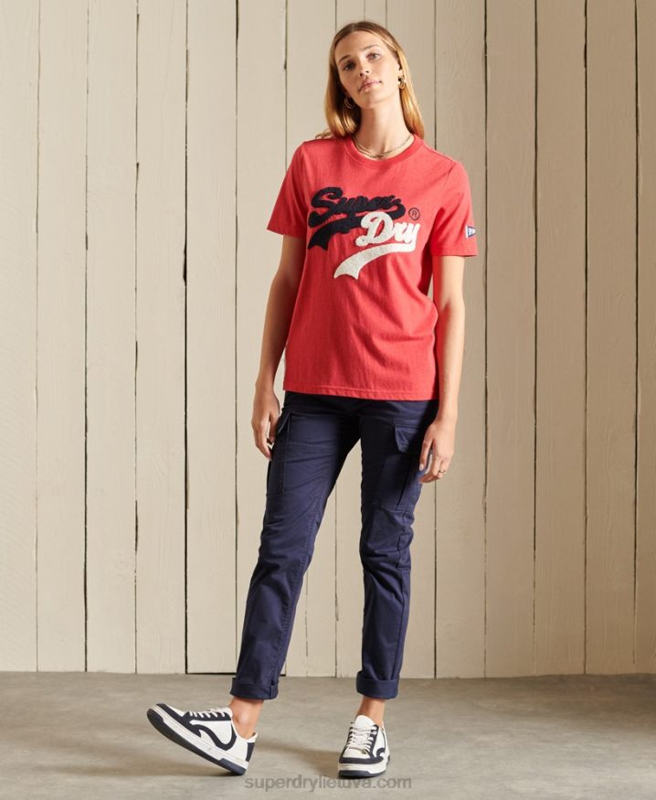 Superdry Organic Cotton Slim Cargo Pants Navy Women