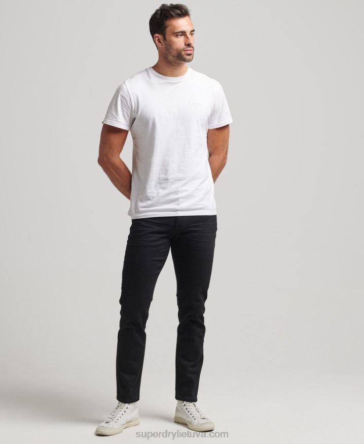 Superdry Organic Cotton Slim Jeans Black Men