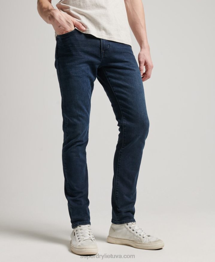 Superdry Organic Cotton Slim Jeans Dark Blue Men