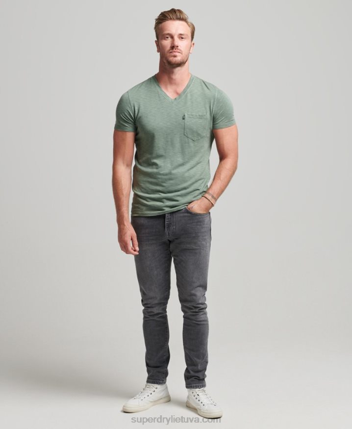 Superdry Organic Cotton Slim Jeans Grey Men